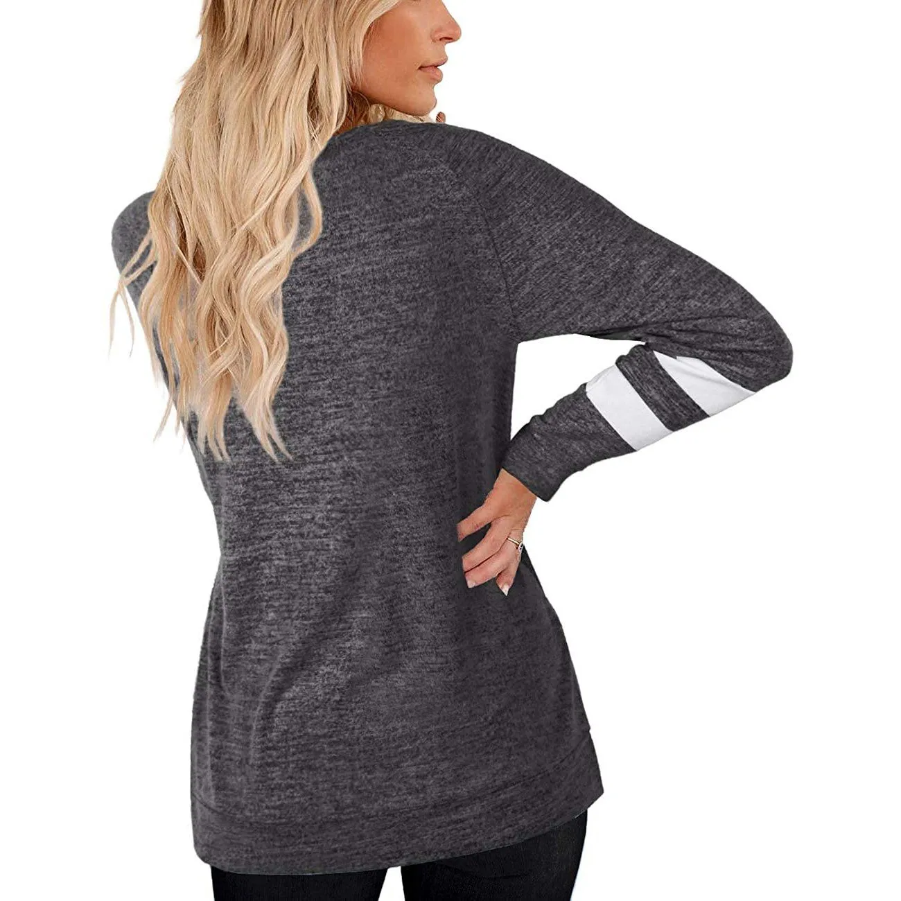 Women's Crewneck Sweatshirts Long Sleeve Sweaters Tunic Tops