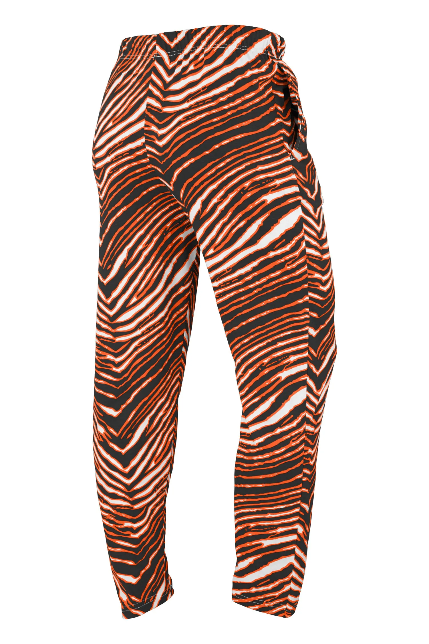 Zubaz NFL Adult Unisex Z88 Zebra Pants, Cincinnati Bengals For Men and Women